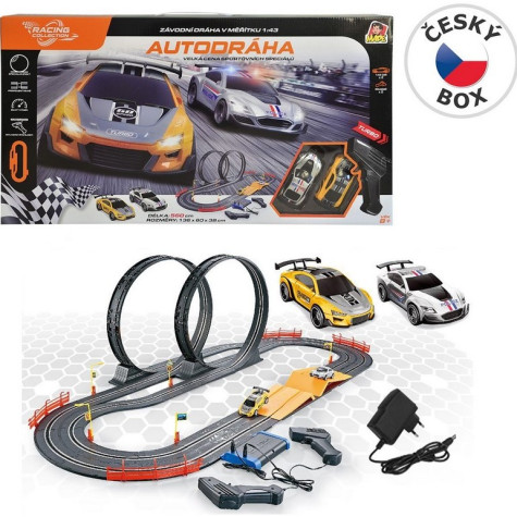 MaDe Autodráha 560 cm Velká cena sportovních speciálů 2 auta ~ 1