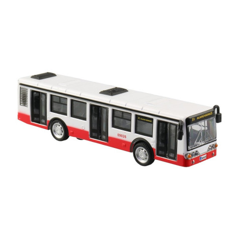 MaDe Autobus kovový na zpětný chod 16cm ~ 2
