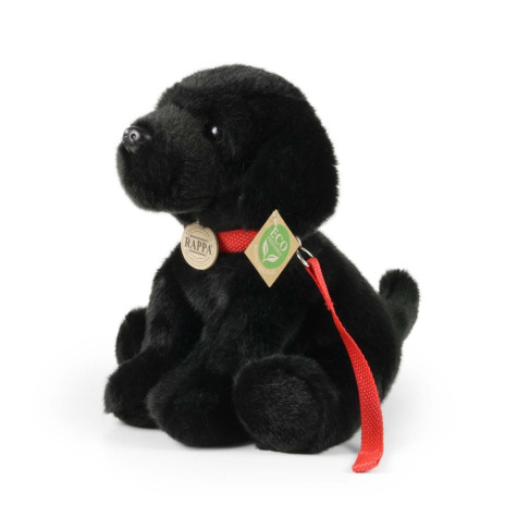Rappa Plyšový pes labrador černý s vodítkem 28 cm ECO-FRIENDLY ~ 2
