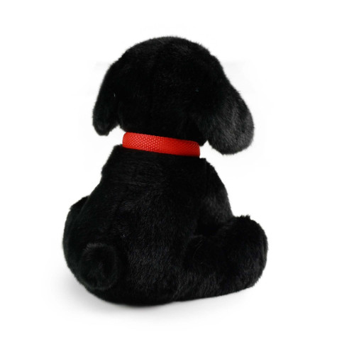 Rappa Plyšový pes labrador černý s vodítkem 28 cm ECO-FRIENDLY ~ 4