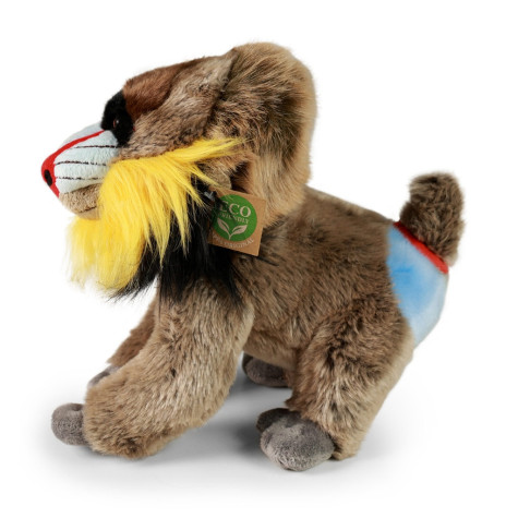 Rappa Plyšová opice mandril 28 cm ECO-FRIENDLY ~ 3