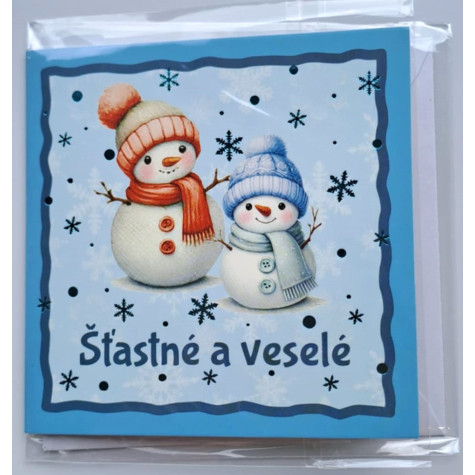 Nekupto Vánoční přání - Sněhuláci ~ 1