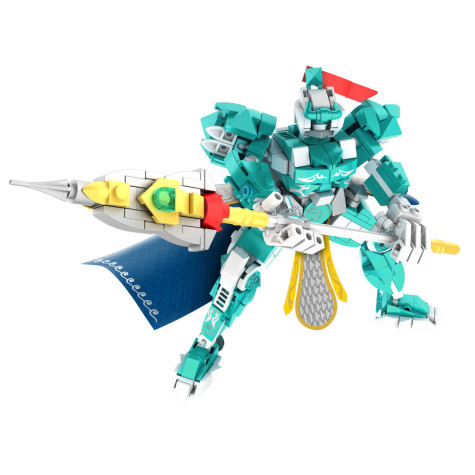 iM.Master Stavebnice Bojový robot 2v1 zelený 357 dílků ~ 2