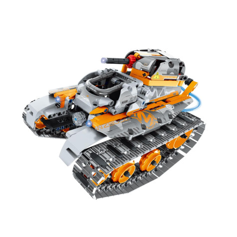 iM.Master Stavebnice Tank 4v1 RC oranžový 554 dílků ~ 2