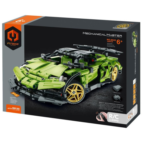 iM.Master Stavebnice Závodní auto RC zelené 429 dílků ~ 1