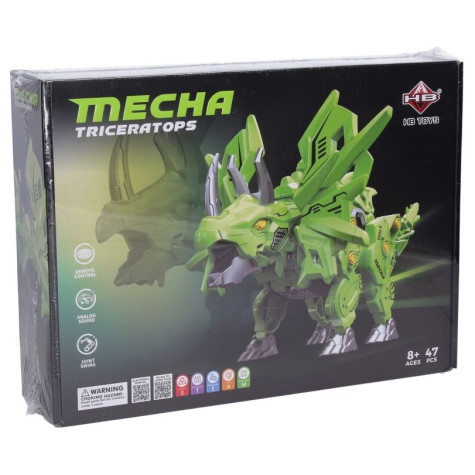 Stavebnice RC dino robot Mecha Triceratops set 23,7 cm ~ 2