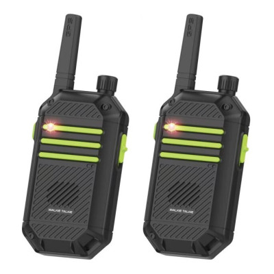 Vysílačky dětské 2 ks walkie-talkie 17 cm dosah 300 m