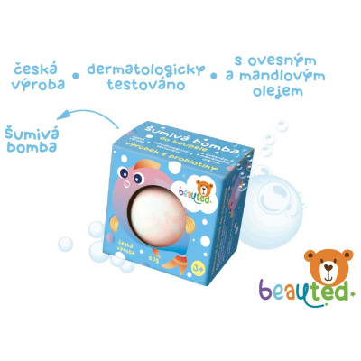 Teddies Beauted Šumivé kostky do koupele s probiotiky