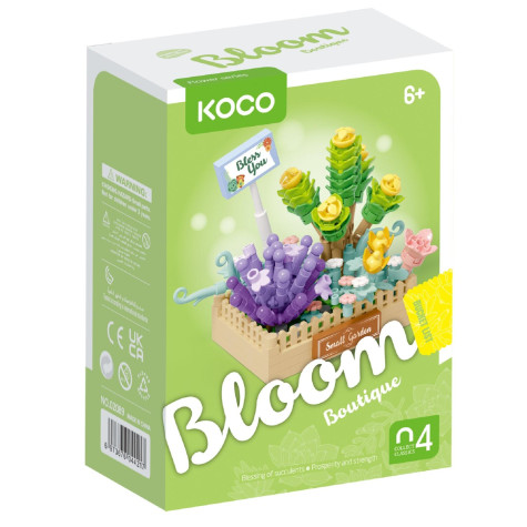 KOCO Stavebnice mini Květinové aranžmá sukulentů 232 ks ~ 1