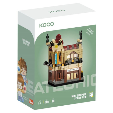 KOCO Stavebnice mini Street view Kino 300 ks ~ 2