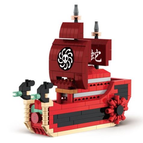 KOCO Stavebnice mini Pirátská loď Nine Serpent 300 ks ~ 1