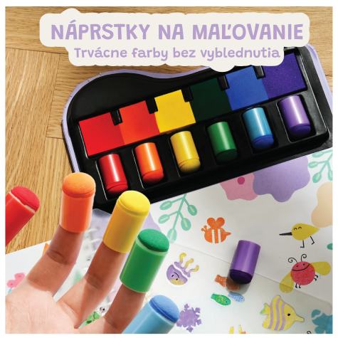 Jarmelo Kreativní kniha Malování prsty se šablonami ~ 4