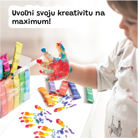 Jarmelo Prstové barvy na cesty 48 ks ~ 4