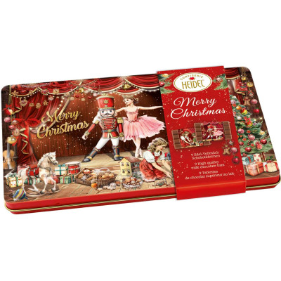 Heidel Louskáček Dárkový box mléčné čokolády 90 g