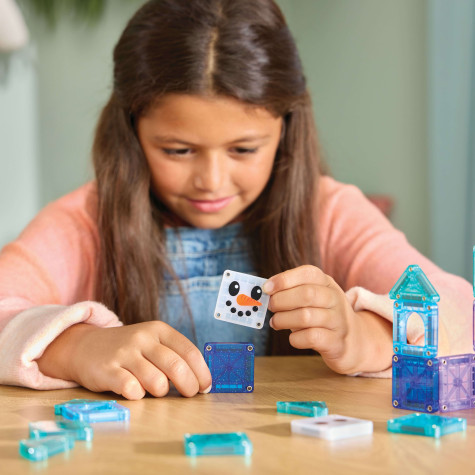 Magna-Tiles microMAGS Winter Wonderland Travel Set 26 dílů ~ 3