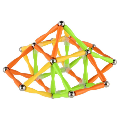 Magnetická stavebnice 148ks plast/kov ~ 3
