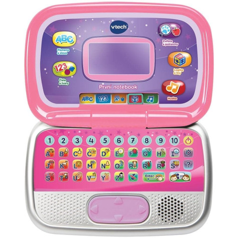 Vtech První notebook - růžový CZ ~ 2