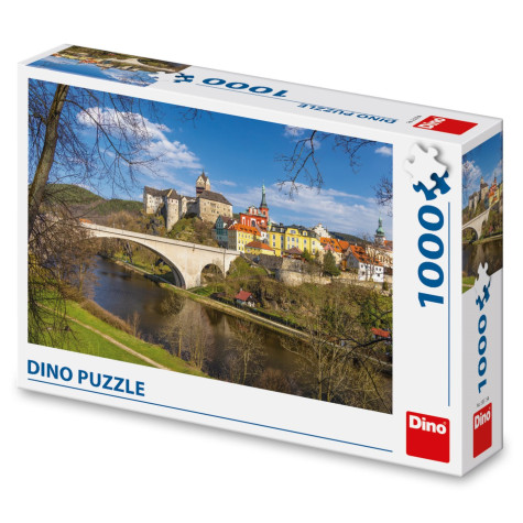 Dino Puzzle Hrad Loket 1000 dílků region ~ 1