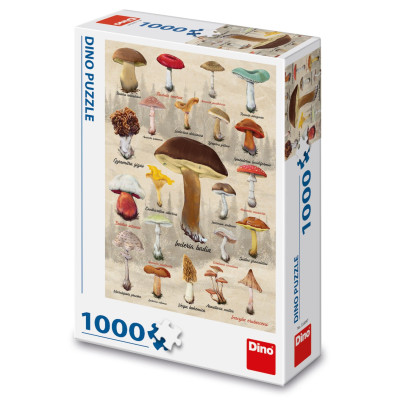 Dino Puzzle Houby koláž 1000 dílků