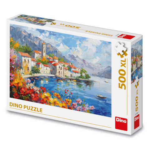 Dino Puzzle Malovaná zátoka 500 XL dílků ~ 1