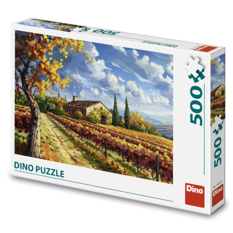 Dino Puzzle Malovaná vinice 500 dílků ~ 1