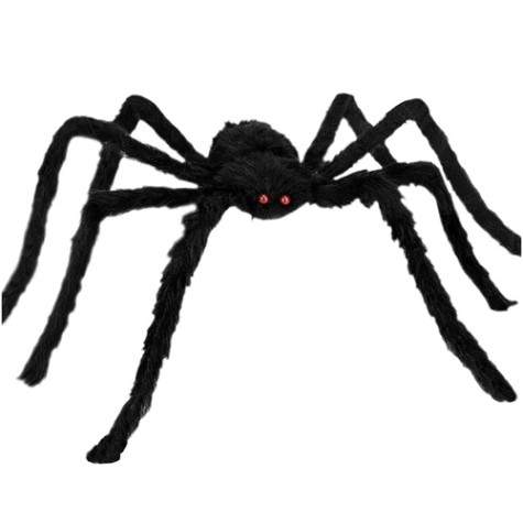 Gigantický pavouk černý dekorace 50 cm Ruhhy 26029 ~ 1