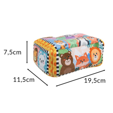 Senzorický box s kapesníky pro děti Kruzzel 26289 ~ 12