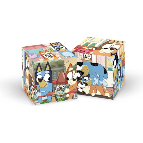 CLEMENTONI Obrázkové kostky Bluey 6 ks ~ 4