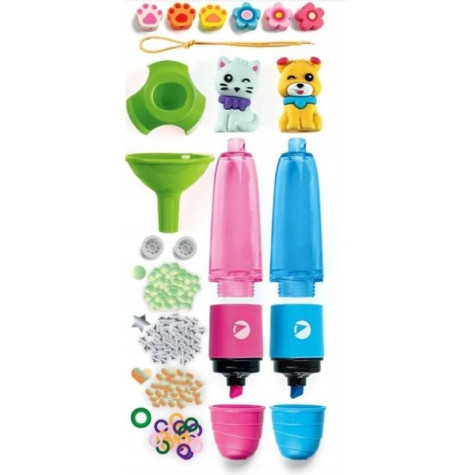 CLEMENTONI IDEA Kreativní sada pro výrobu zvýrazňovačů Sweet Pets ~ 2