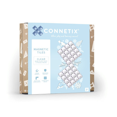 CONNETIX Clear Base Plate Pack 2 díly