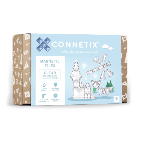 CONNETIX Clear Starter Pack 34 dílů ~ 1