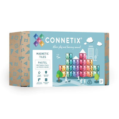 CONNETIX Pastel Rectangle Pack 24 dílů