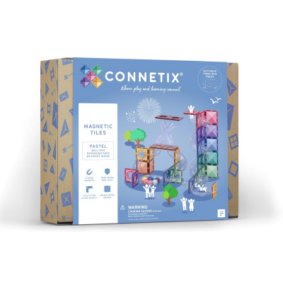 CONNETIX Pastel Ball Run Expansion Pack 80 dílů