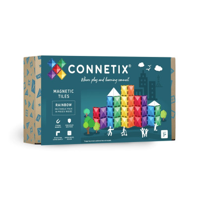 CONNETIX Rainbow Rectangle Pack 18 dílů