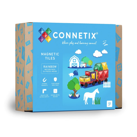 CONNETIX Rainbow Motion Pack 24 dílů ~ 1