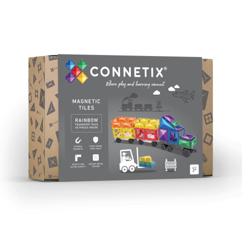 CONNETIX Rainbow Transport Pack 50 dílů ~ 1