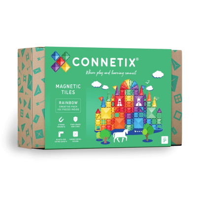 CONNETIX Rainbow Creative Pack 102 dílů