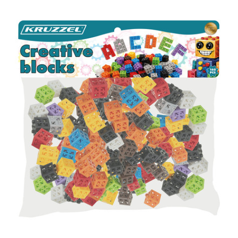 Kreativní bloky stavebnice 160 ks Kruzzel 26377 ~ 6