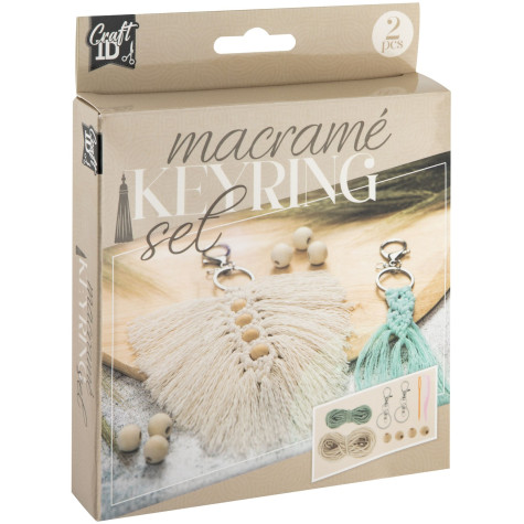 Grafix Macramé Set na výrobu klíčenek 2 ks ~ 1