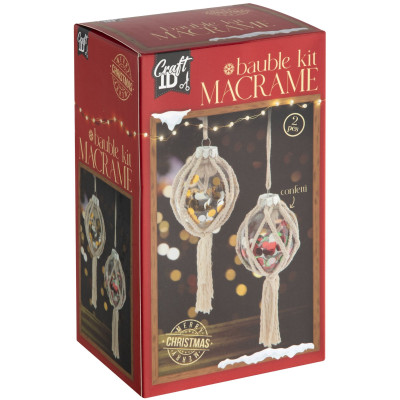 Grafix Macramé Set vánoční koule