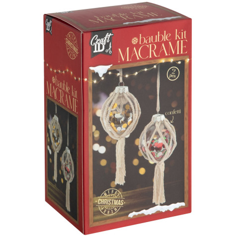 Grafix Macramé Set vánoční koule ~ 1