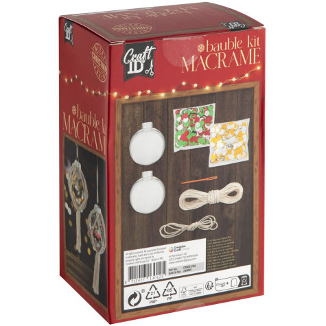 Grafix Macramé Set vánoční koule ~ 2