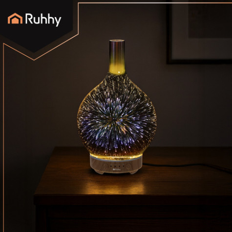 Difuzér 3D efekt Aroma zvlhčovač vzduchu 200ml Ruhhy 26682 ~ 5