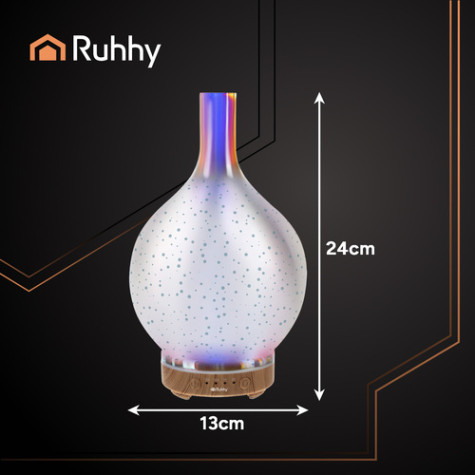 Difuzér 3D efekt Aroma zvlhčovač vzduchu 200ml Ruhhy 26682 ~ 6