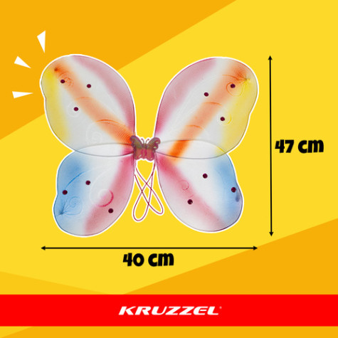 Dětský kostým Motýl barevný 3-10 let Kruzzel 26742 ~ 8