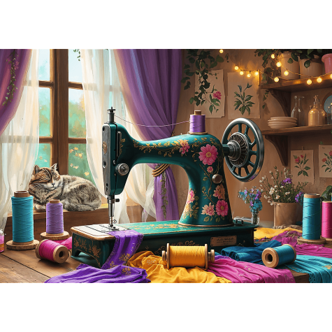 TREFL Puzzle Moje šicí dílna 1000 dílků ~ 2
