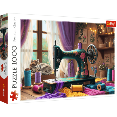 TREFL Puzzle Moje šicí dílna 1000 dílků