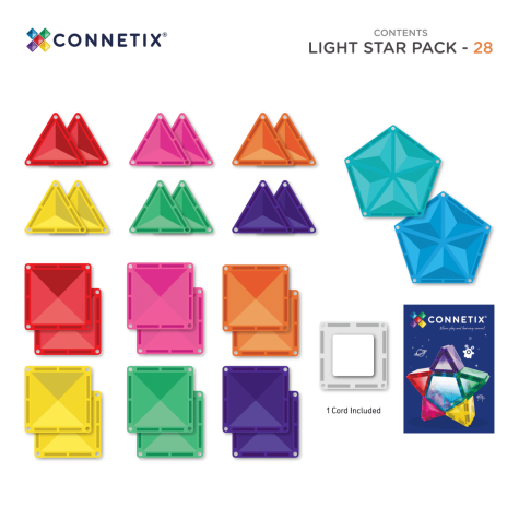 CONNETIX Light Star Pack 28 dílů ~ 7