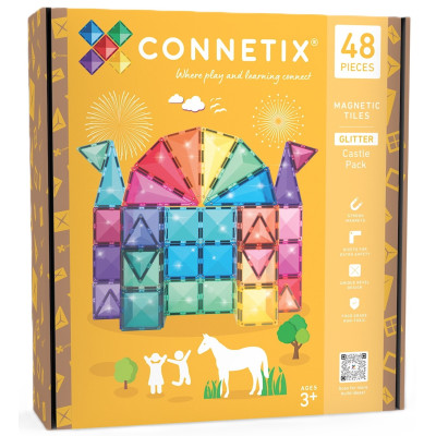 CONNETIX Glitter Castle Pack 48 dílů