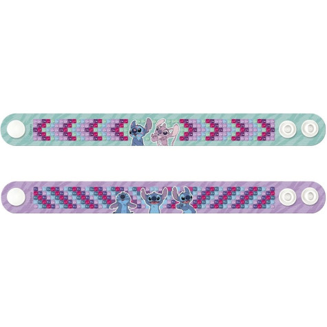 MOXY Diamantové malování: Sada na výrobu náramků 2 ks Stitch ~ 3
